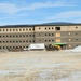 January 2025 barracks construction operations for South Barracks Project at Fort McCoy