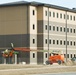 January 2025 barracks construction operations for South Barracks Project at Fort McCoy