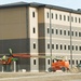 January 2025 barracks construction operations for South Barracks Project at Fort McCoy