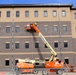 January 2025 barracks construction operations for South Barracks Project at Fort McCoy