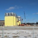 January 2025 barracks construction operations for East Barracks Project at Fort McCoy