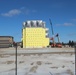 January 2025 barracks construction operations for East Barracks Project at Fort McCoy