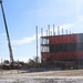 January 2025 barracks construction operations for East Barracks Project at Fort McCoy