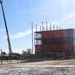 January 2025 barracks construction operations for East Barracks Project at Fort McCoy