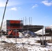 January 2025 barracks construction operations for East Barracks Project at Fort McCoy