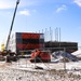 January 2025 barracks construction operations for East Barracks Project at Fort McCoy