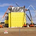 January 2025 barracks construction operations for East Barracks Project at Fort McCoy