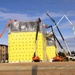 January 2025 barracks construction operations for East Barracks Project at Fort McCoy