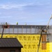 January 2025 barracks construction operations for East Barracks Project at Fort McCoy