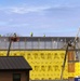 January 2025 barracks construction operations for East Barracks Project at Fort McCoy