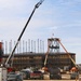 January 2025 barracks construction operations for East Barracks Project at Fort McCoy