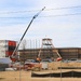 January 2025 barracks construction operations for East Barracks Project at Fort McCoy