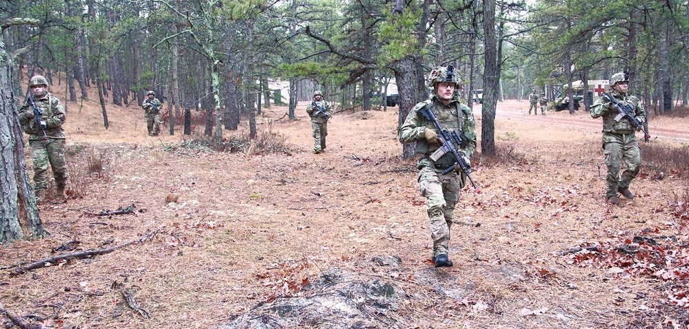 JB MDL- 1 BN 102 INF DIV, Scouts Live Fire exercise, Range 30B