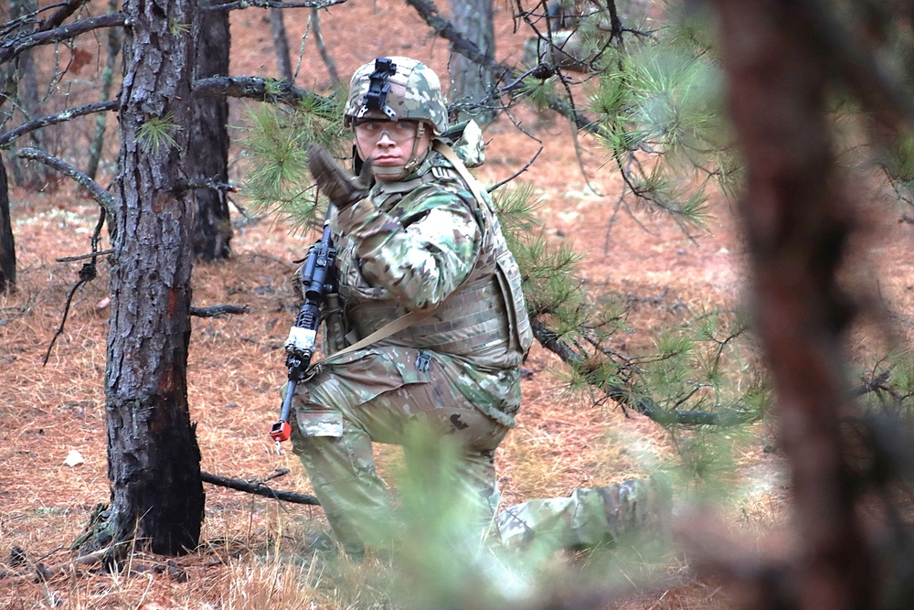 JB MDL- 1 BN 102 INF DIV, Scouts Live Fire exercise, Range 30B