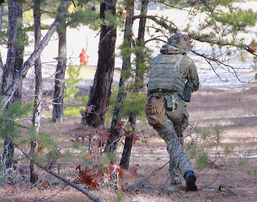 JB MDL- 1 BN 102 INF DIV, Scouts Live Fire exercise, Range 30B