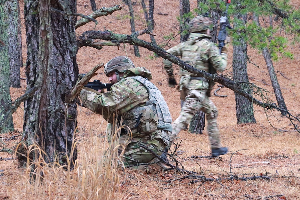 JB MDL- 1 BN 102 INF DIV, Scouts Live Fire exercise, Range 30B