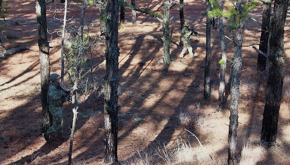 JB MDL- 1 BN 102 INF DIV, Scouts Live Fire exercise, Range 30B