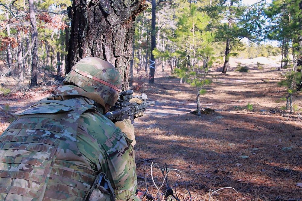 JB MDL- 1 BN 102 INF DIV, Scouts Live Fire exercise, Range 30B