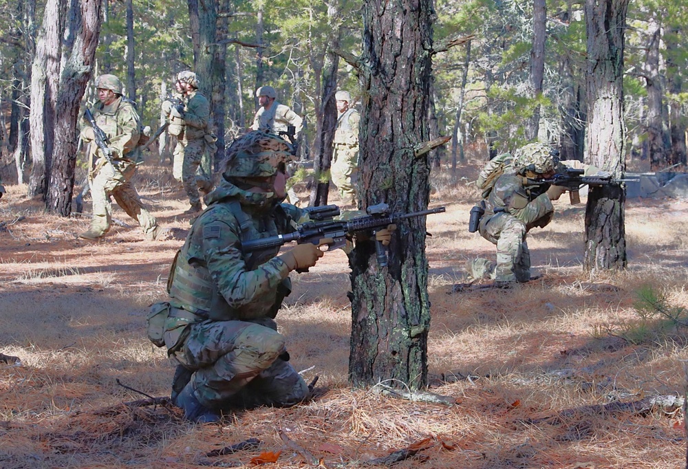 JB MDL- 1 BN 102 INF DIV, Scouts Live Fire exercise, Range 30B