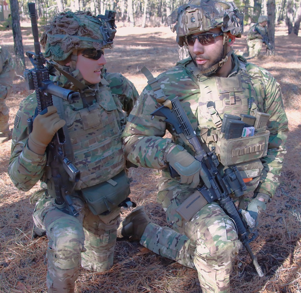 JB MDL- 1 BN 102 INF DIV, Scouts Live Fire exercise, Range 30B
