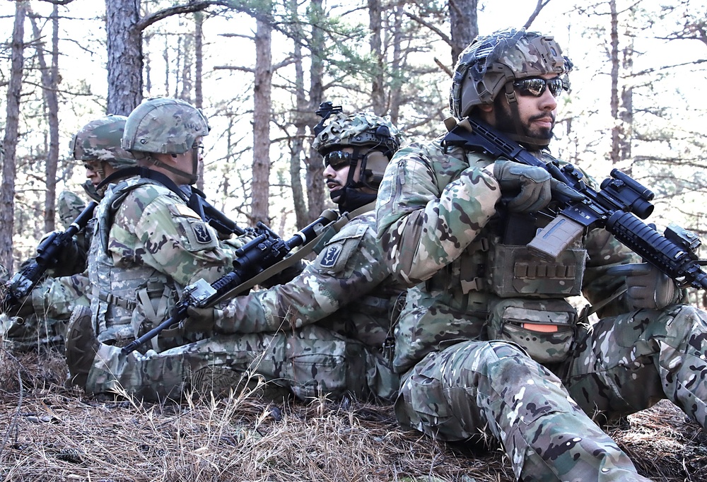 JB MDL- 1 BN 102 INF DIV, Scouts Live Fire exercise, Range 30B