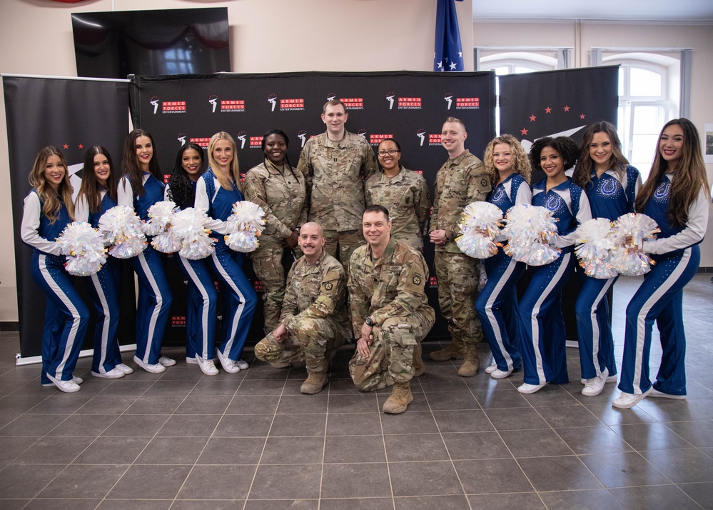 NFL Indianapolis Colts Cheer Team Pro Blitz Tour U.S. Army Poznan, Poland 2025