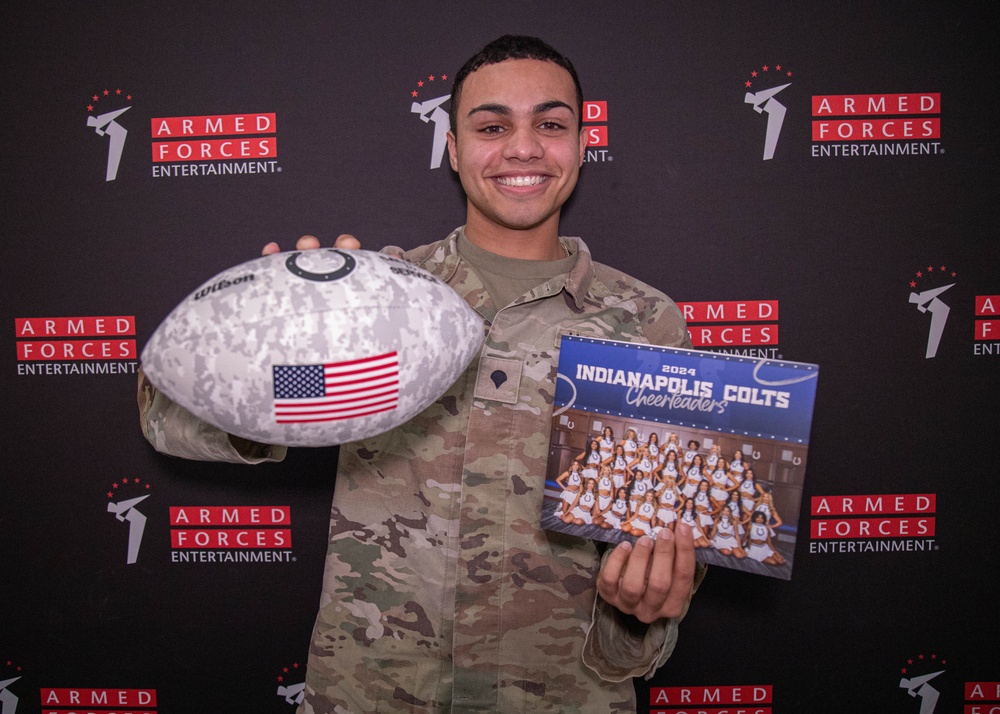 NFL Indianapolis Colts Cheer Team Pro Blitz Tour U.S. Army Poznan, Poland 2025