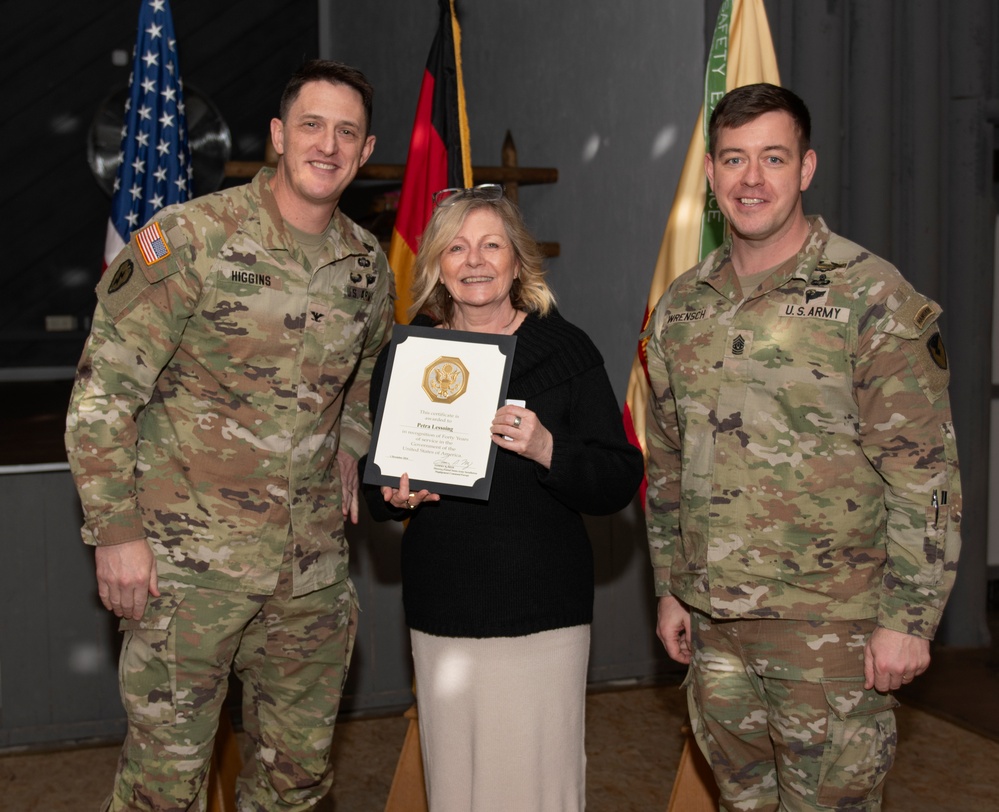 USAG Rheinland-Pfalz host nation advisor celebrates 40 years of dedication to the military community