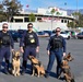 U.S. Coast Guard CEDT K-9s and Members support Rose Bowl Game security