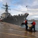 USS Oscar Austin departs Rota, Spain for deployment.