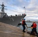 USS Oscar Austin departs Rota, Spain for deployment.