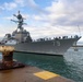 USS Oscar Austin departs Rota, Spain for deployment.