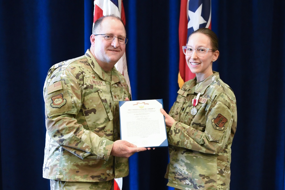 164th FSS Change of Command Ceremony