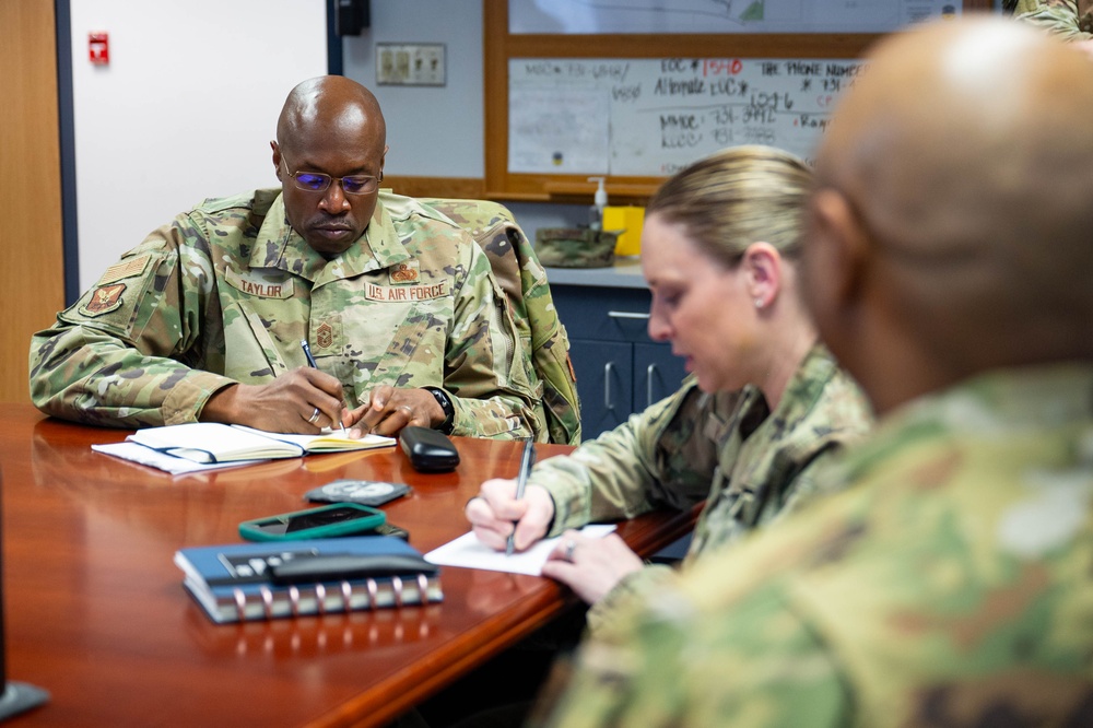 20th Air Force Command Chief engages with Malmstrom Airmen to address challenges and build connections