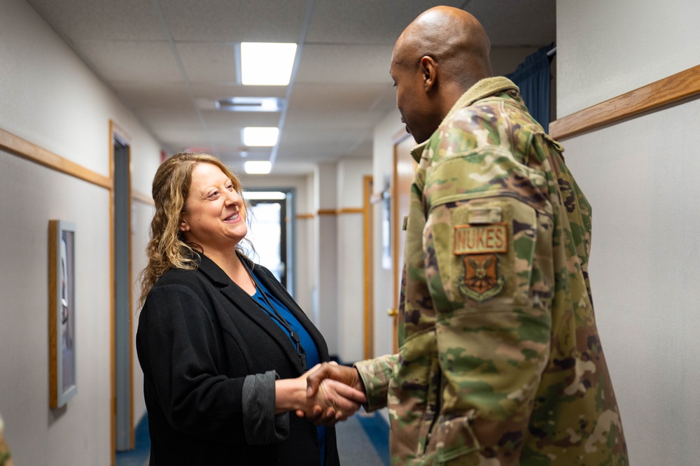 20th Air Force Command Chief engages with Malmstrom Airmen to address challenges and build connections