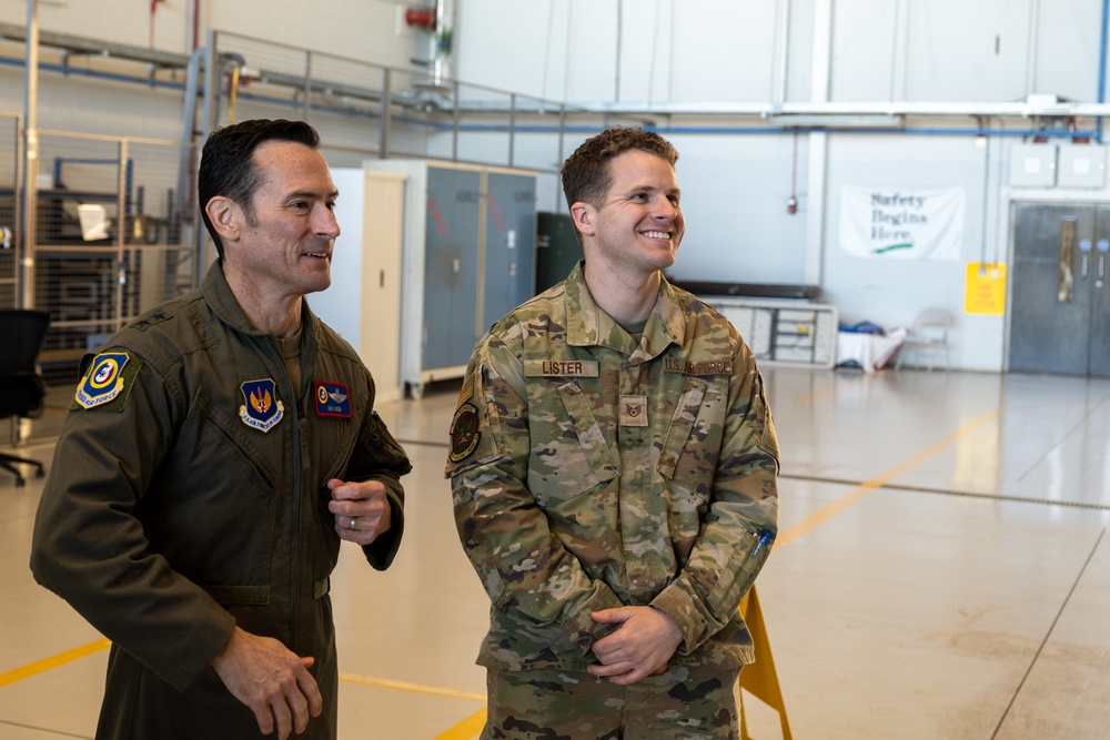 Third Air Force commander visits RAF Mildenhall