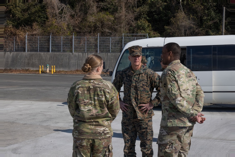 3rd MLG CG visits 10th Support Group Ammunition Depot