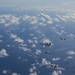 U.S., JASDF and RAAF aircraft fly in formation during CN25