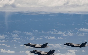 U.S., JASDF and RAAF aircraft fly in formation during CN25