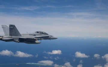 U.S., JASDF and RAAF aircraft fly in formation during CN25