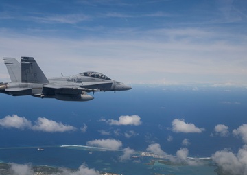 U.S., JASDF and RAAF aircraft fly in formation during CN25