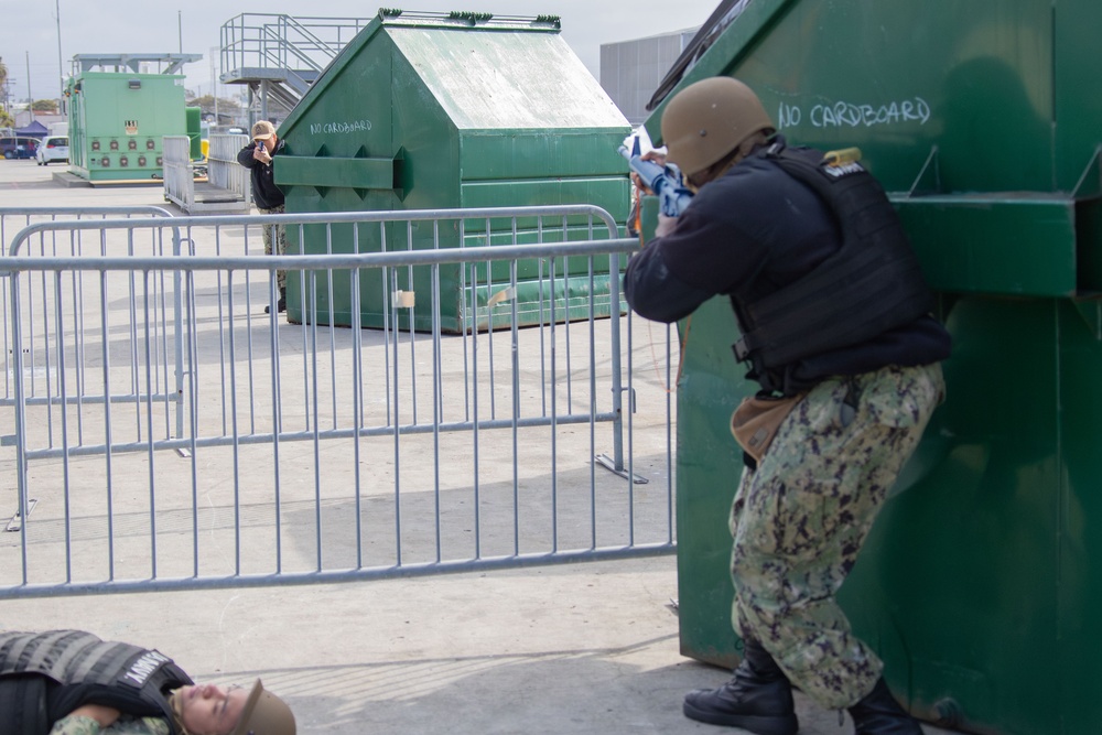 Tripoli's Reaction Force Conducts Active Shooter Drill