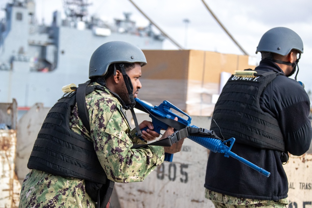 Tripoli's Reaction Force Conducts Active Shooter Drill