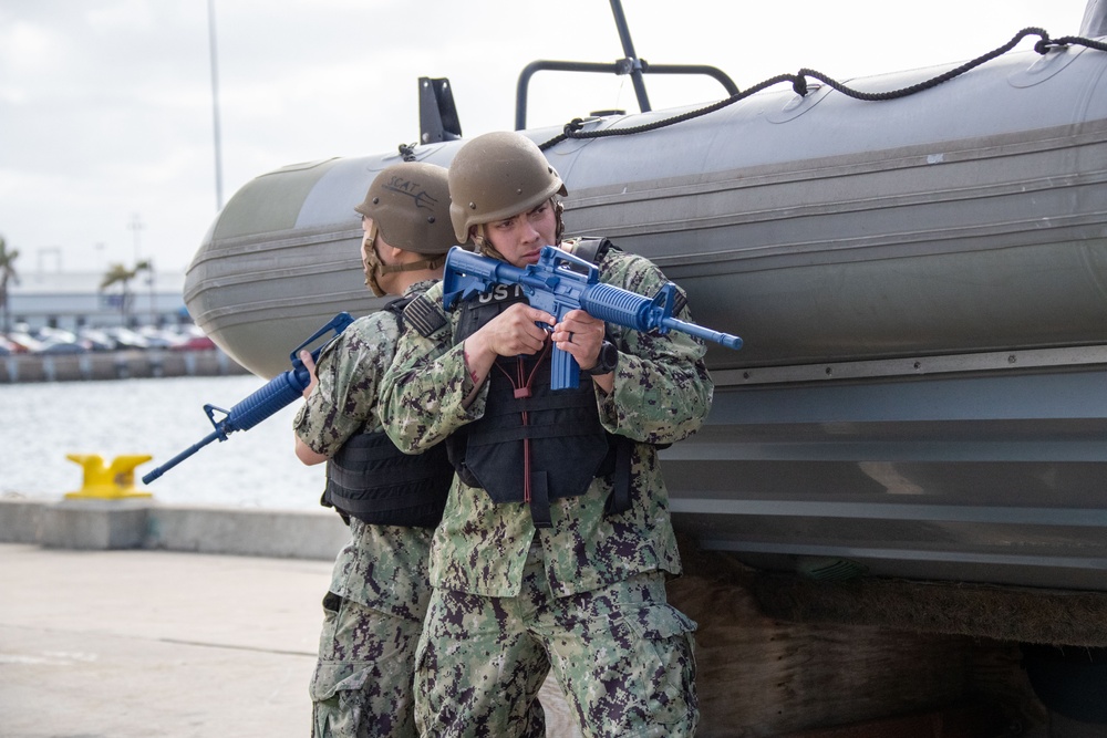 Tripoli's Reaction Force Conducts Active Shooter Drill