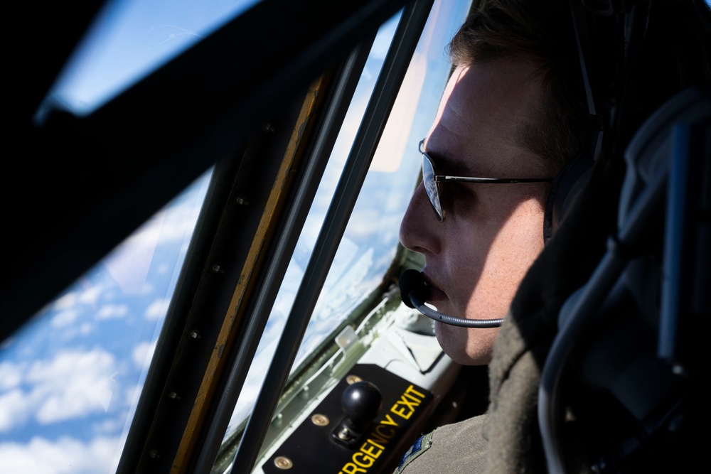 JASDF F-35As receive fuel from USAF KC-135 during exercise CN25