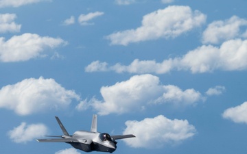 JASDF F-35As receive fuel from USAF KC-135 during exercise CN25