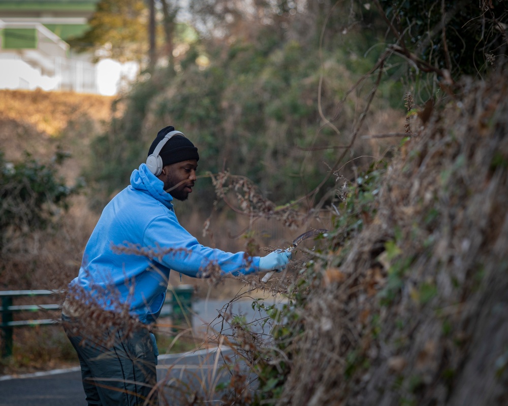 CFAS SCPOA Conducts Inaugural Community Cleanup