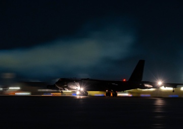 MAFB B-52H’s take off in support of BTF 25-2
