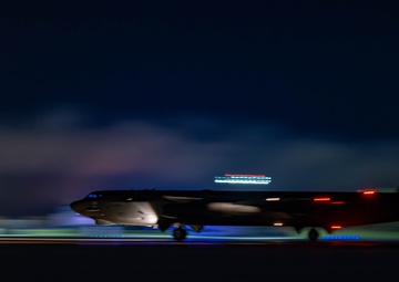 MAFB B-52H’s take off in support of BTF 25-2