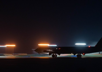 MAFB B-52H’s take off in support of BTF 25-2